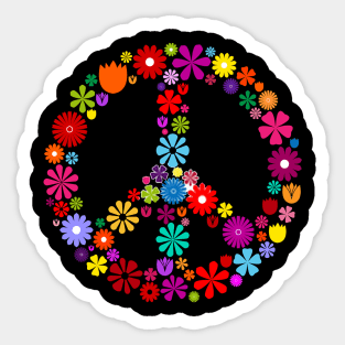 Peace Love Sign Sticker